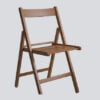 KIRA Folding Wooden Chair Natural
