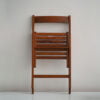 KIRA Folding Wooden Chair Walnut
